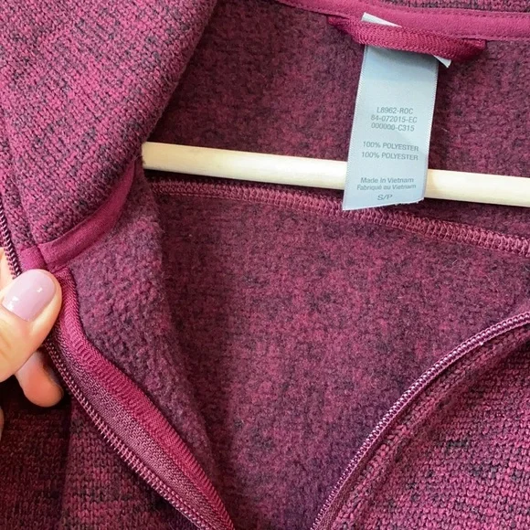 Champion Fleece Jacket Purple size Small - Picture 6 of 10